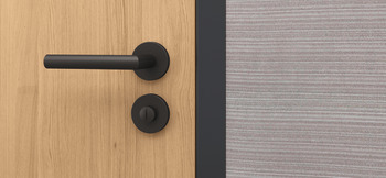 Door handle set, residential areas, stainless steel, Startec, LDH 2171, rose