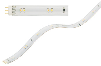 LED silicone strip light, Häfele Loox LED 3017 24 V 3-pin (multi-white)