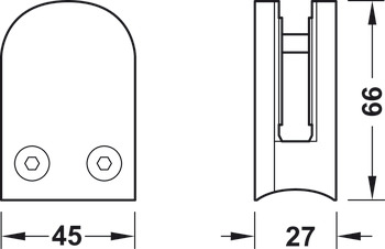 Tumbler holder, glass fittings