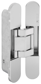 Door hinge, concealed, for flush interior doors up to 120/140 kg