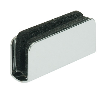 Counterpiece, for magnetic pressure catch glass door, 15 mm