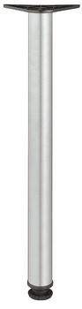 Table leg, steel, cylindrical