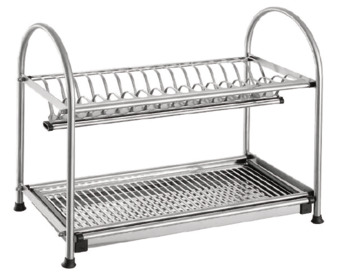 Dish rack, stainless steel