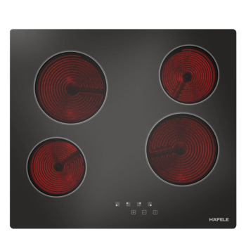 Electric hob, 4 zones ceramic hob with touch control